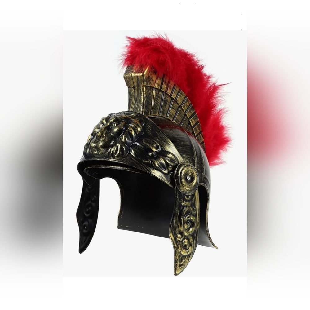 Roman Centurion Cosplay Helmet – Gladiator Warrior Costume Prop